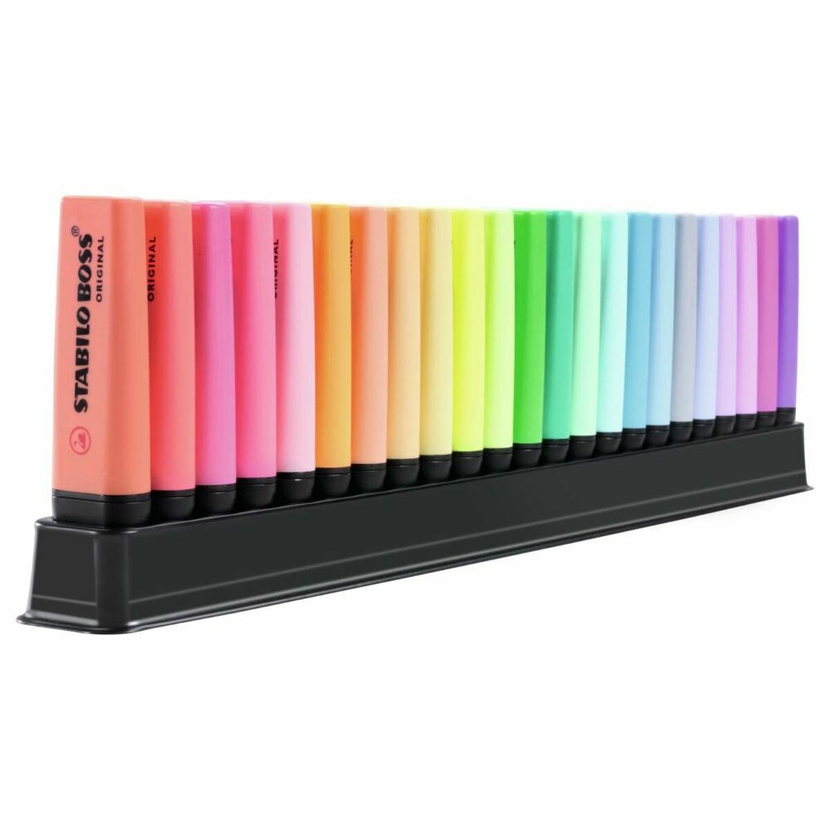 Fluorescerande markörsuppsättning Stabilo Komplett set Multicolour 23 Delar - 4
