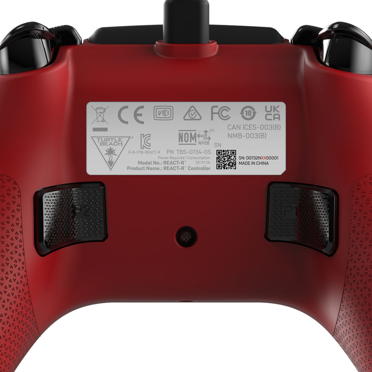 Xbox One fjärrkontroll + PC-kabel Turtle Beach React-R - 3