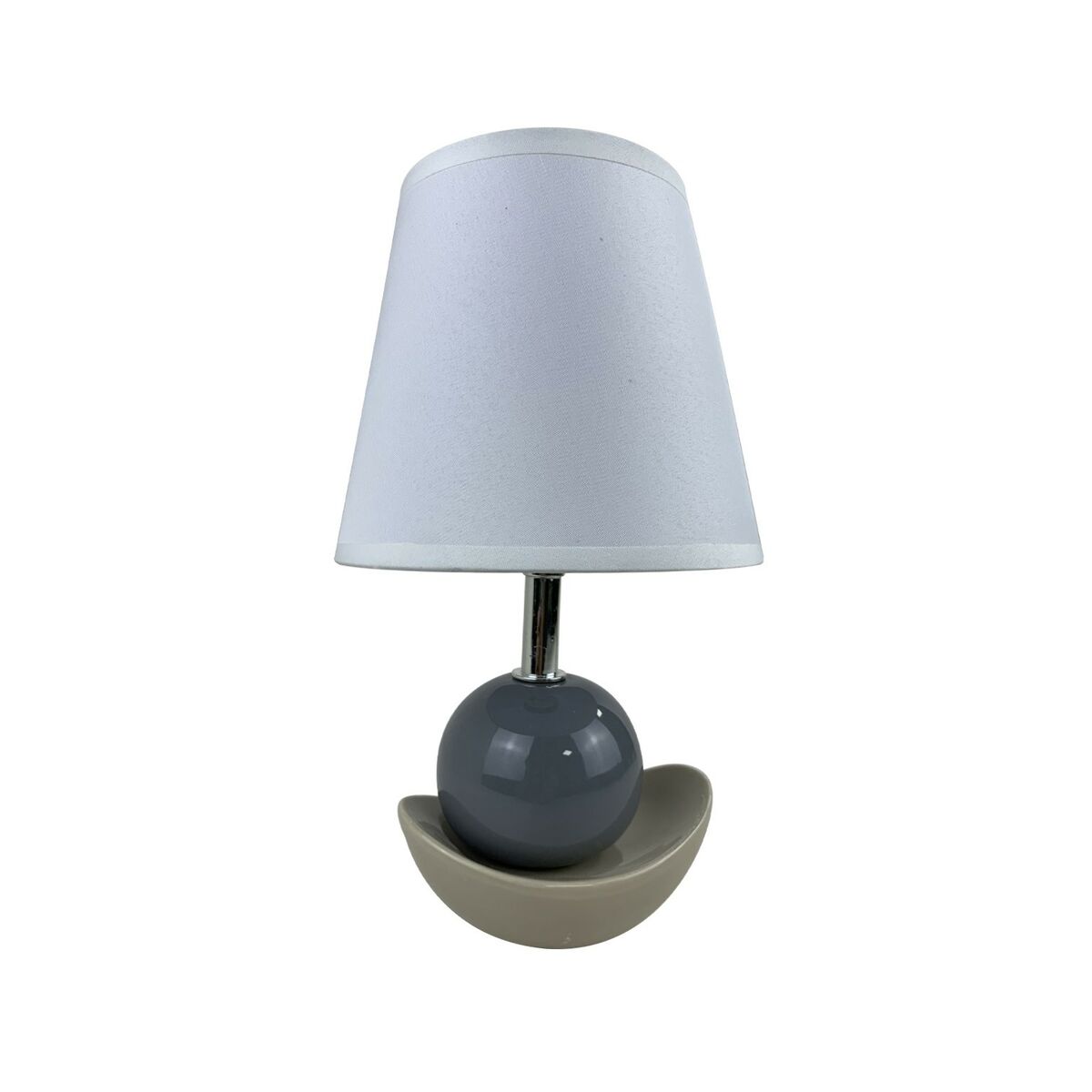 Bordslampa Versa Noela Grå Keramik 15 x 25 x 12 cm