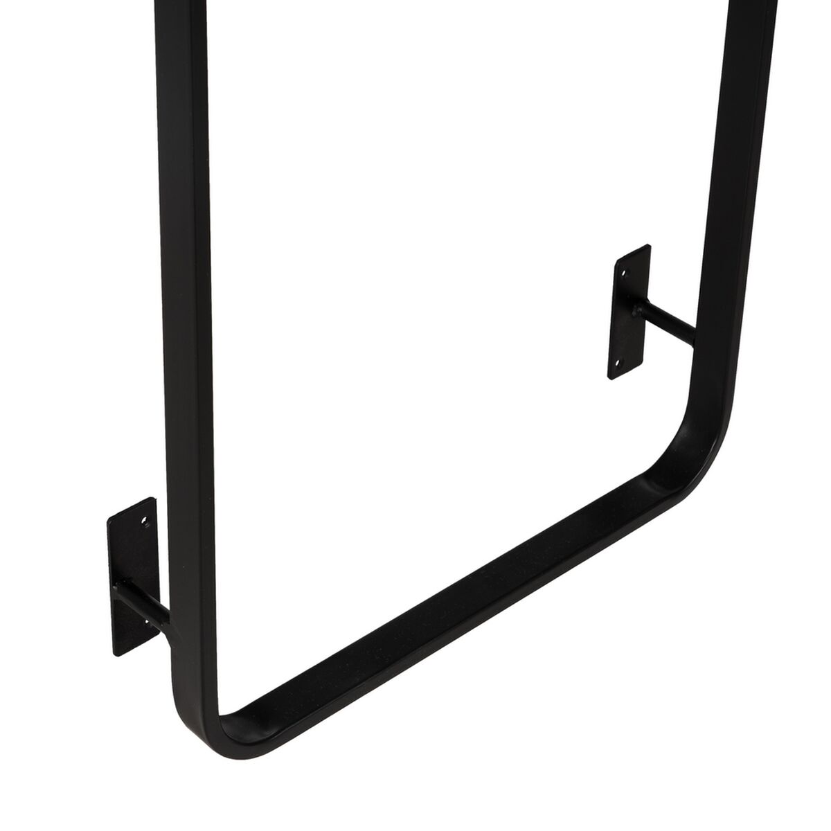 Kapphängare Svart Järn 45 x 7 x 150 cm - 8