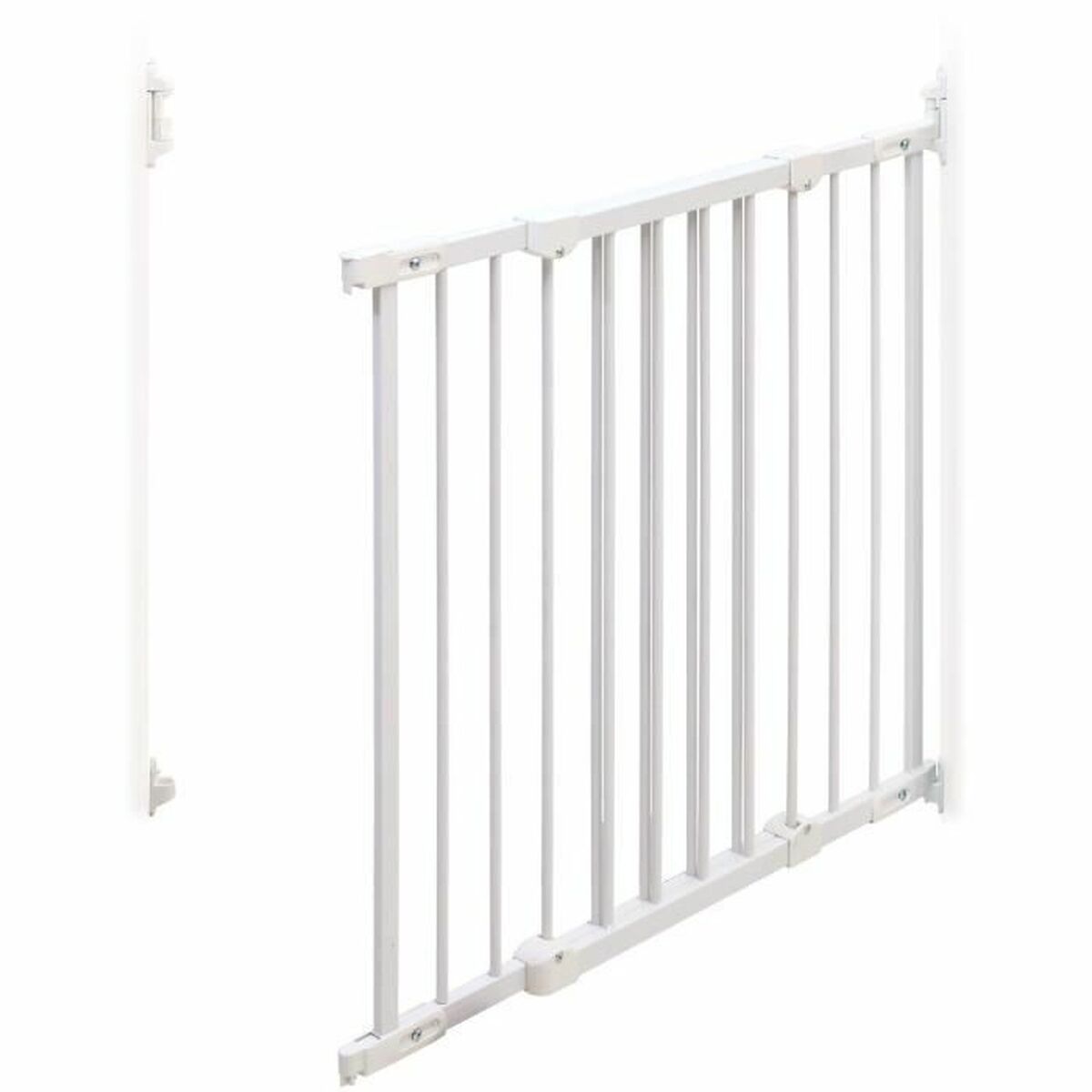Säkerhetsbarriär WEBABY NONO Vit 72-108 cm - 2