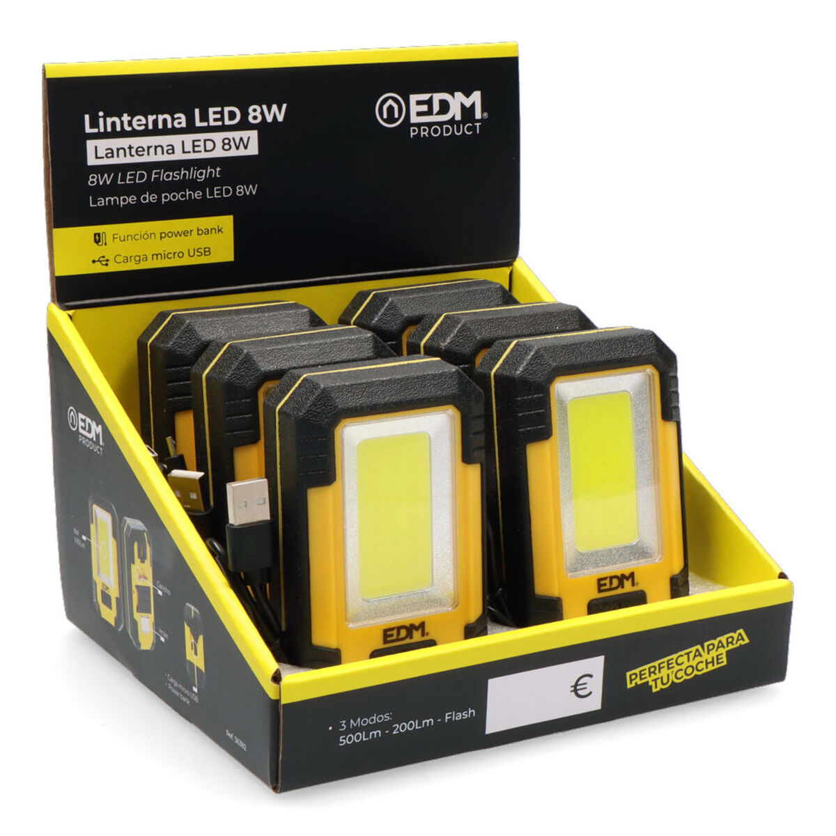 Ficklampa LED EDM 36392 8 W 500 lm - 7