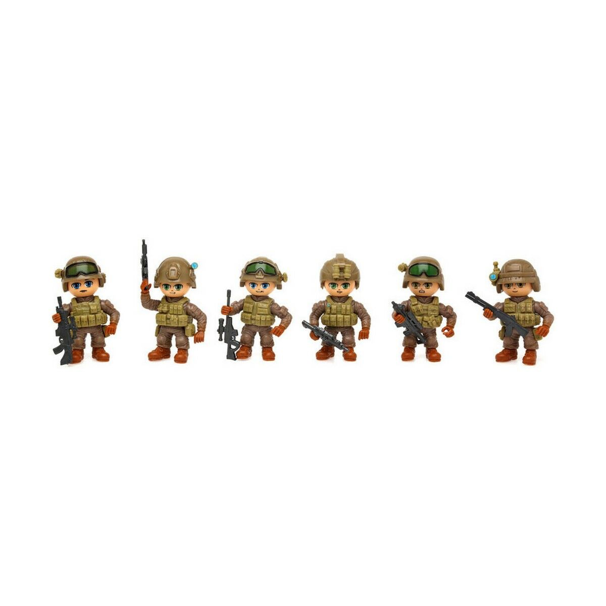 Actionfigurer Kamouflage Set 41 x 24 cm - 2