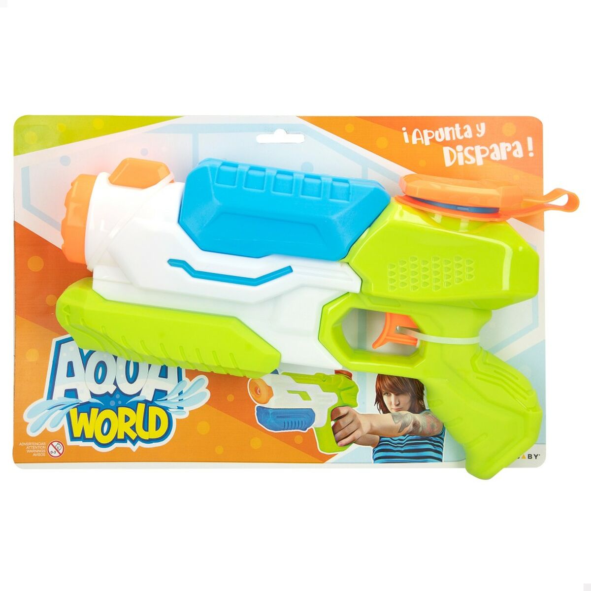 Vattenpistol Colorbaby AquaWorld 29 x 17,5 x 6,5 cm (6 antal) - 8