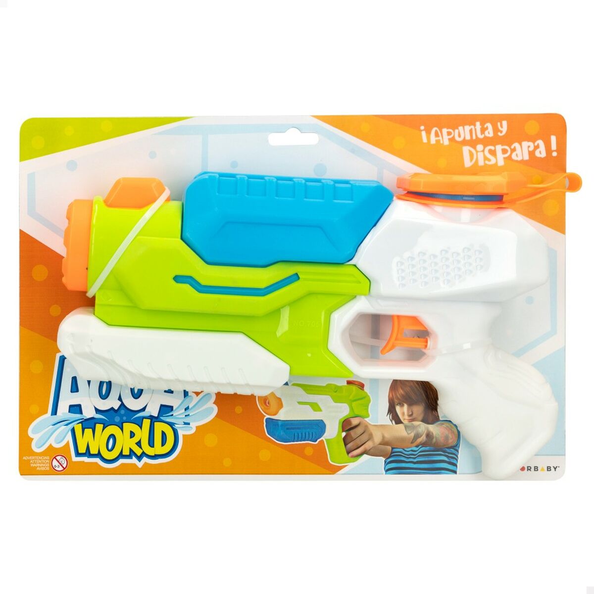 Vattenpistol Colorbaby AquaWorld 29 x 17,5 x 6,5 cm (6 antal) - 7