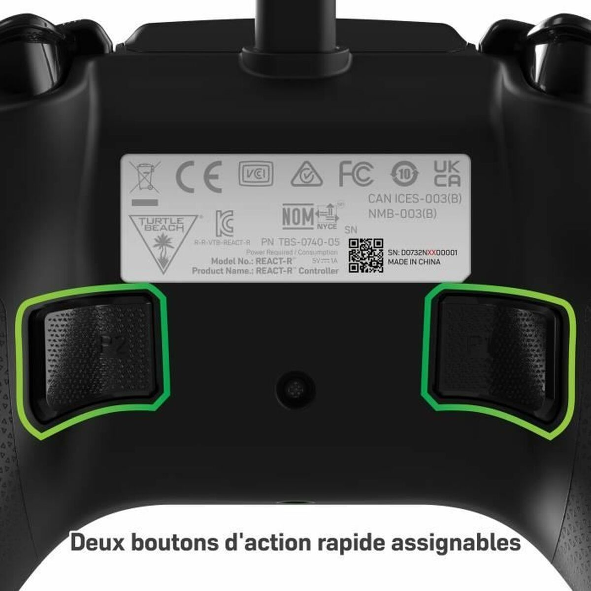 Xbox One fjärrkontroll + PC-kabel Turtle Beach React-R - 4