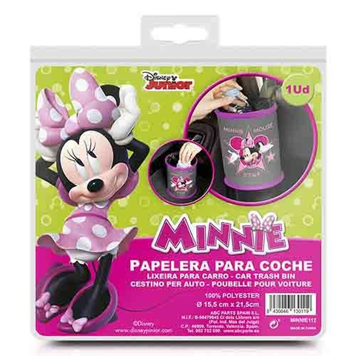 Bilpapperskorg Minnie Mouse MINNIE112 Rosa - 4