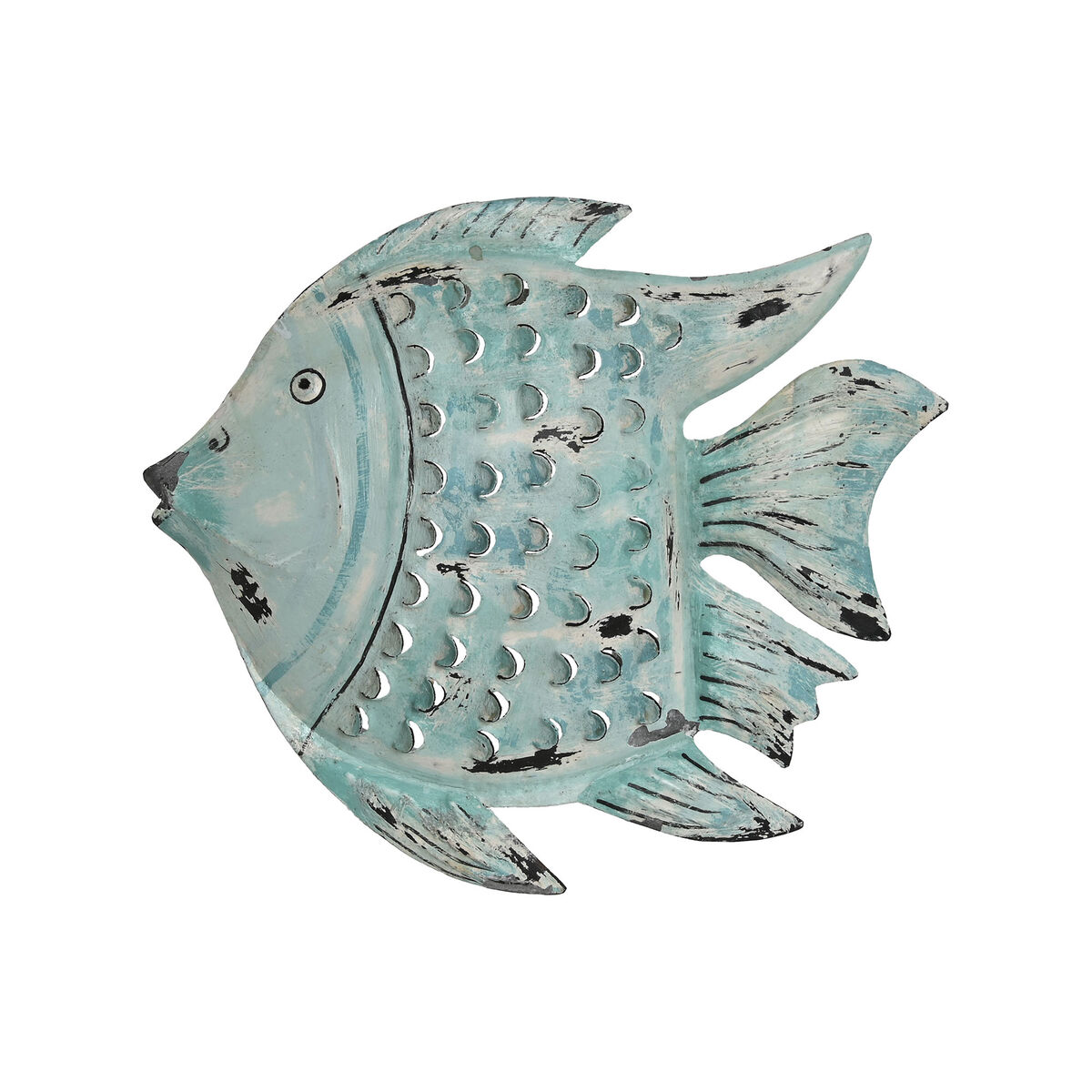 Väggdekoration Home ESPRIT Fisk Medelhavs 37 x 7 x 33 cm