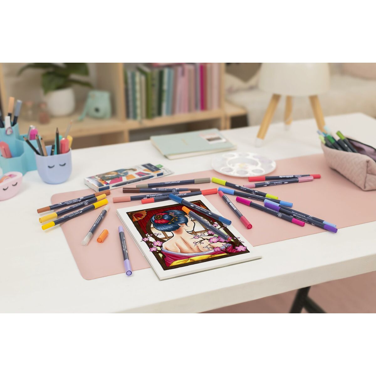 Tuschpennor Faber-Castell Goldfaber Sketch - Manga Double 6 Delar - 5