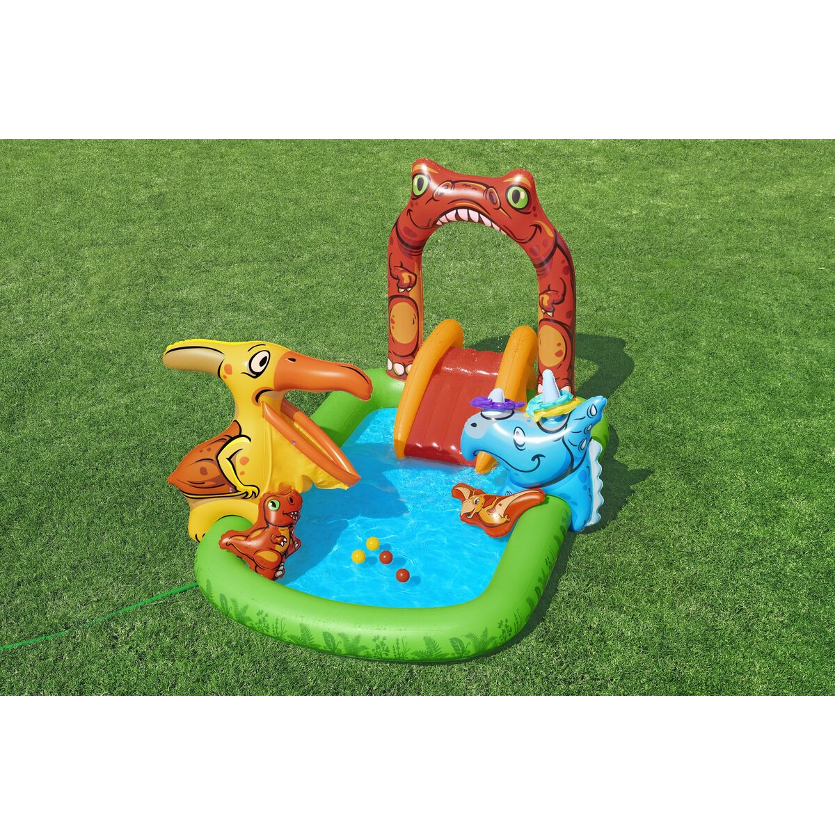 Uppblåsbar plaskpool för barn Bestway Jurassic Splash 240 x 140 x 137 cm - 6
