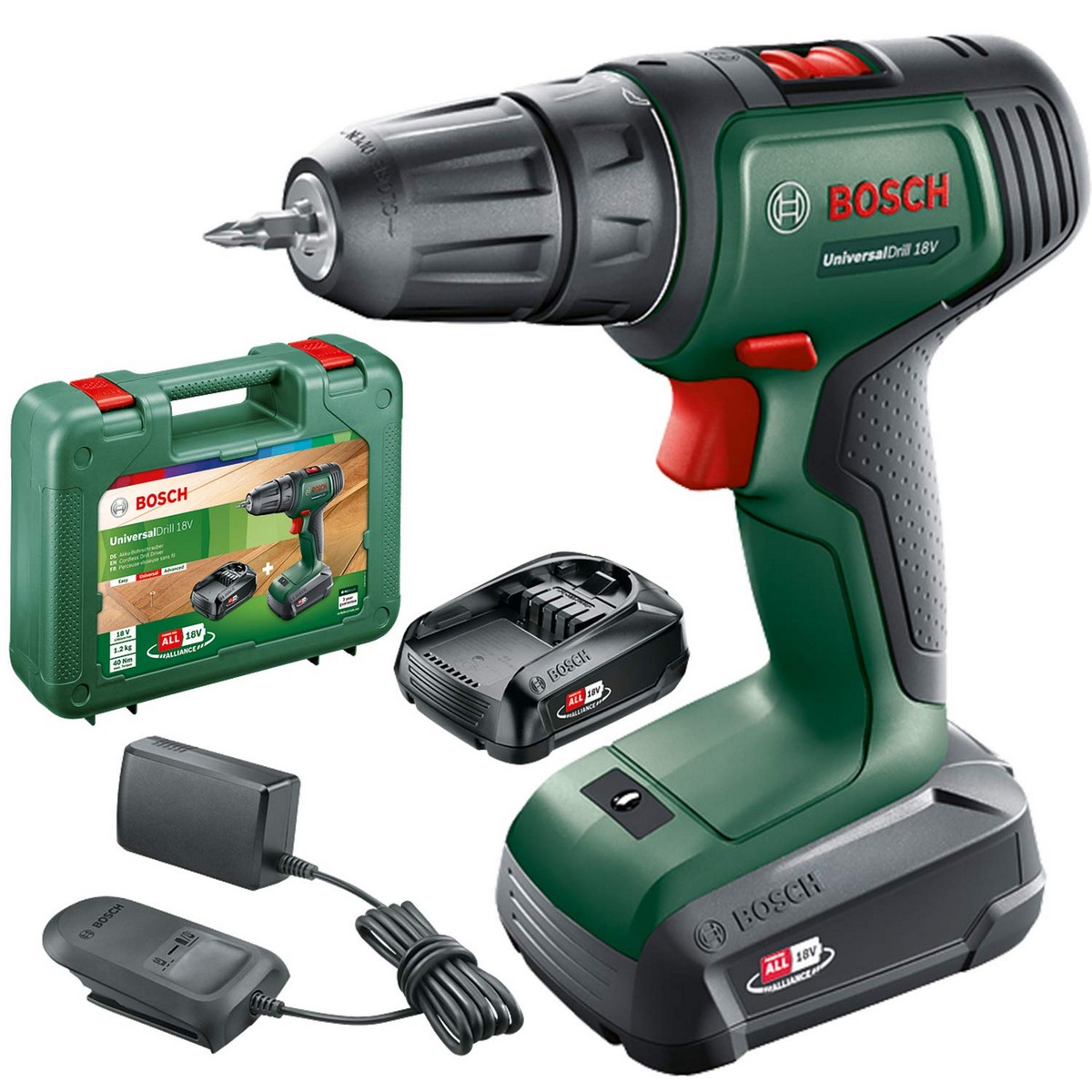 Borr/skruvdragare BOSCH UniversalDrill Trådlös 18 V