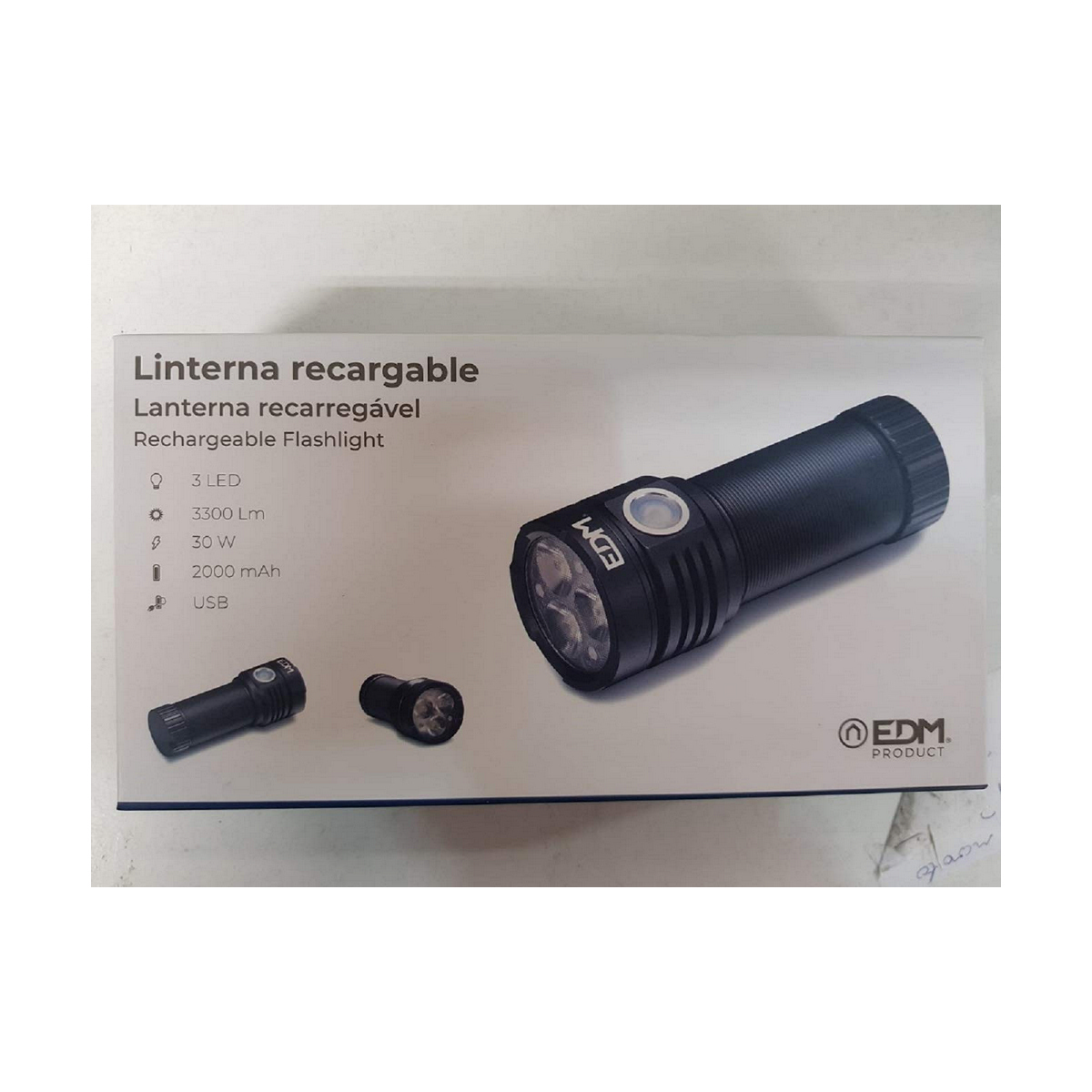 Ficklampa EDM 36406 30 W 3300 Lm - 2