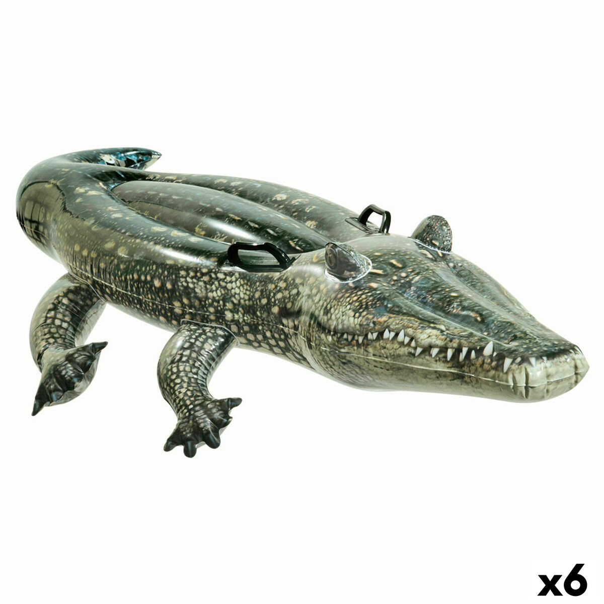 Upplåsbar bassängmadrass Intex Krokodil 86 x 20 x 170 cm (6 antal) - 3