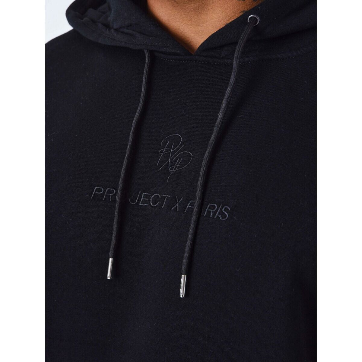 Tröja med huva Herr Project X Paris PROJECT SWEAT & HOODIE 2322042 Svart - 3