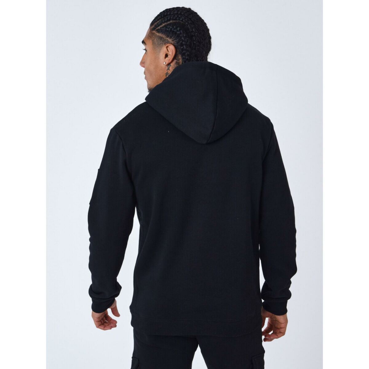Tröja med huva Herr Project X Paris PROJECT SWEAT & HOODIE 2322042 Svart - 2