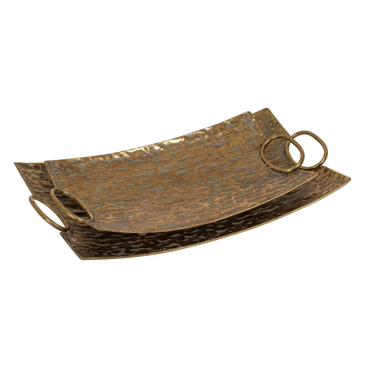 Snacksbricka Gyllene Järn 53,5 x 28,5 x 10 cm (2 antal)