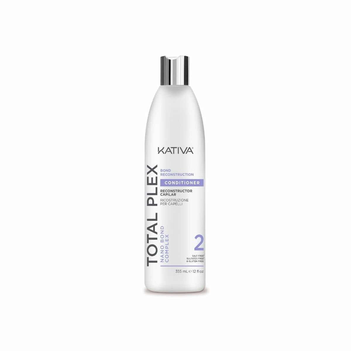 Återställande balsam Kativa Total Plex 2 Blont hår 355 ml