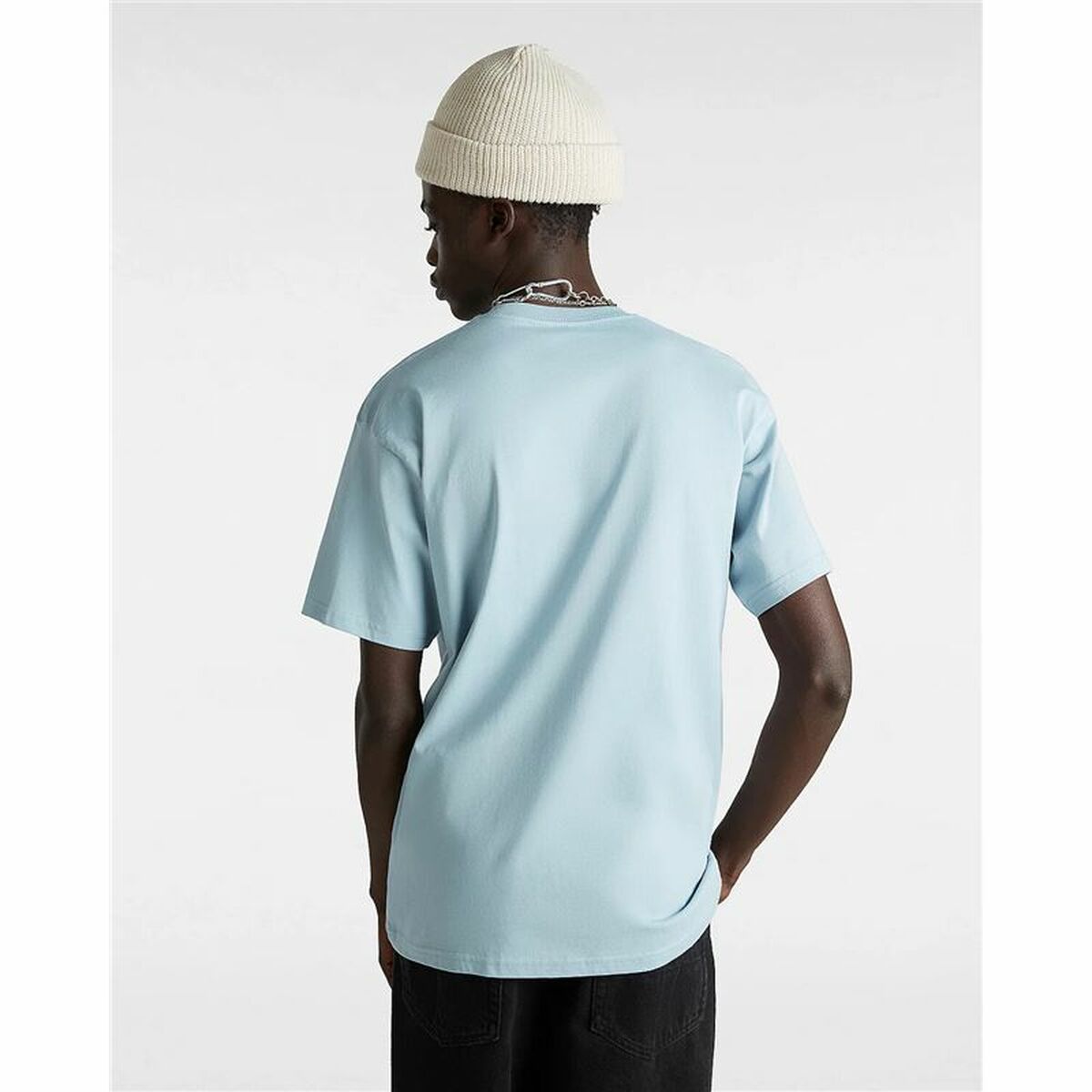 T-shirt med kortärm Herr Vans VN0A5E7YCZI1 Himmelsblå - 4