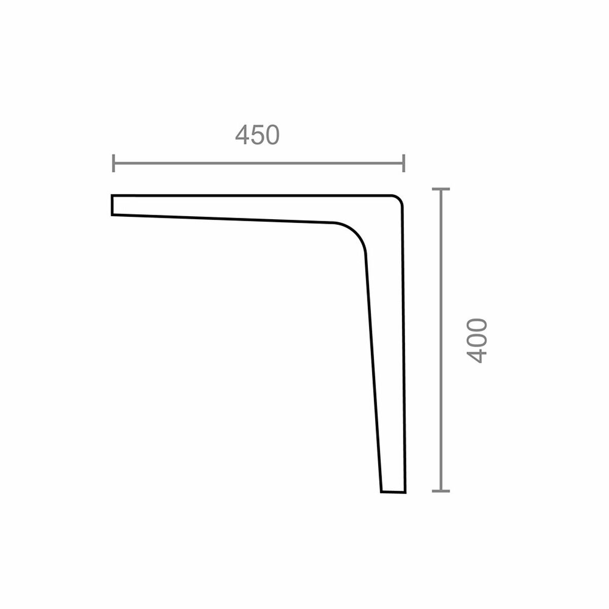 Ställ fyrkantigt Micel plm01 Vit 45 x 40 cm - 2