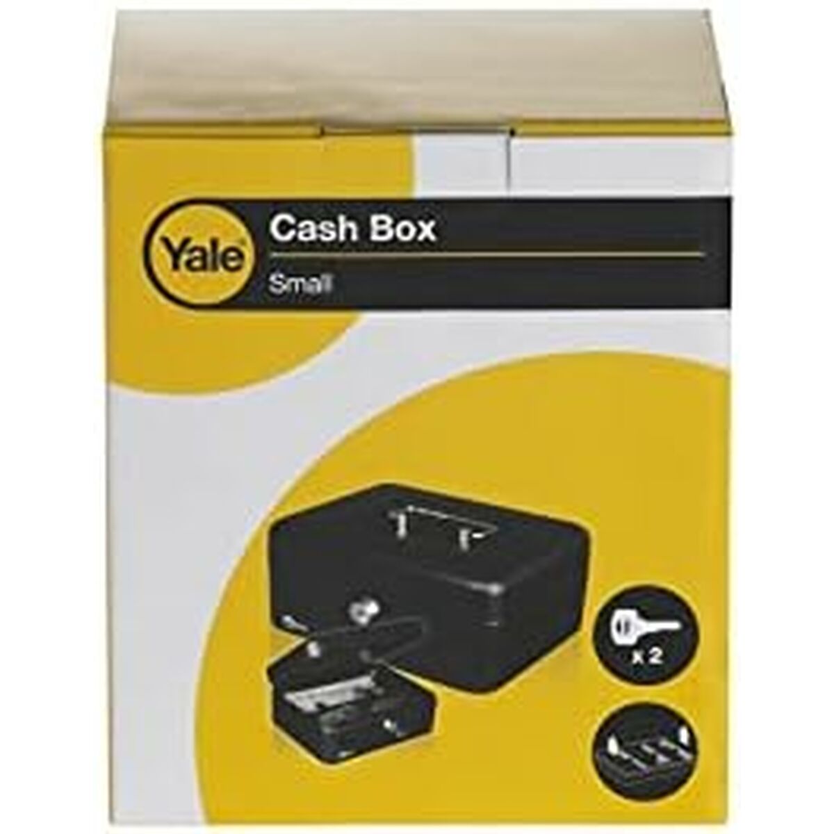 Kassaskåp Yale Y-CB0800NFP Svart Metall Stål - 3