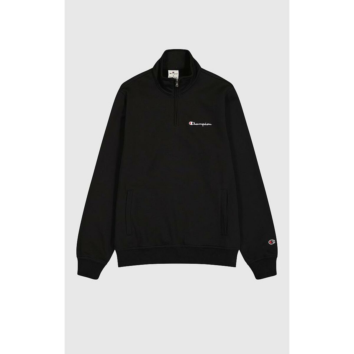 Tränings t-shirt, Vuxen Champion HALF ZIP SWEATSHIRT 220263 NBK Svart - 2