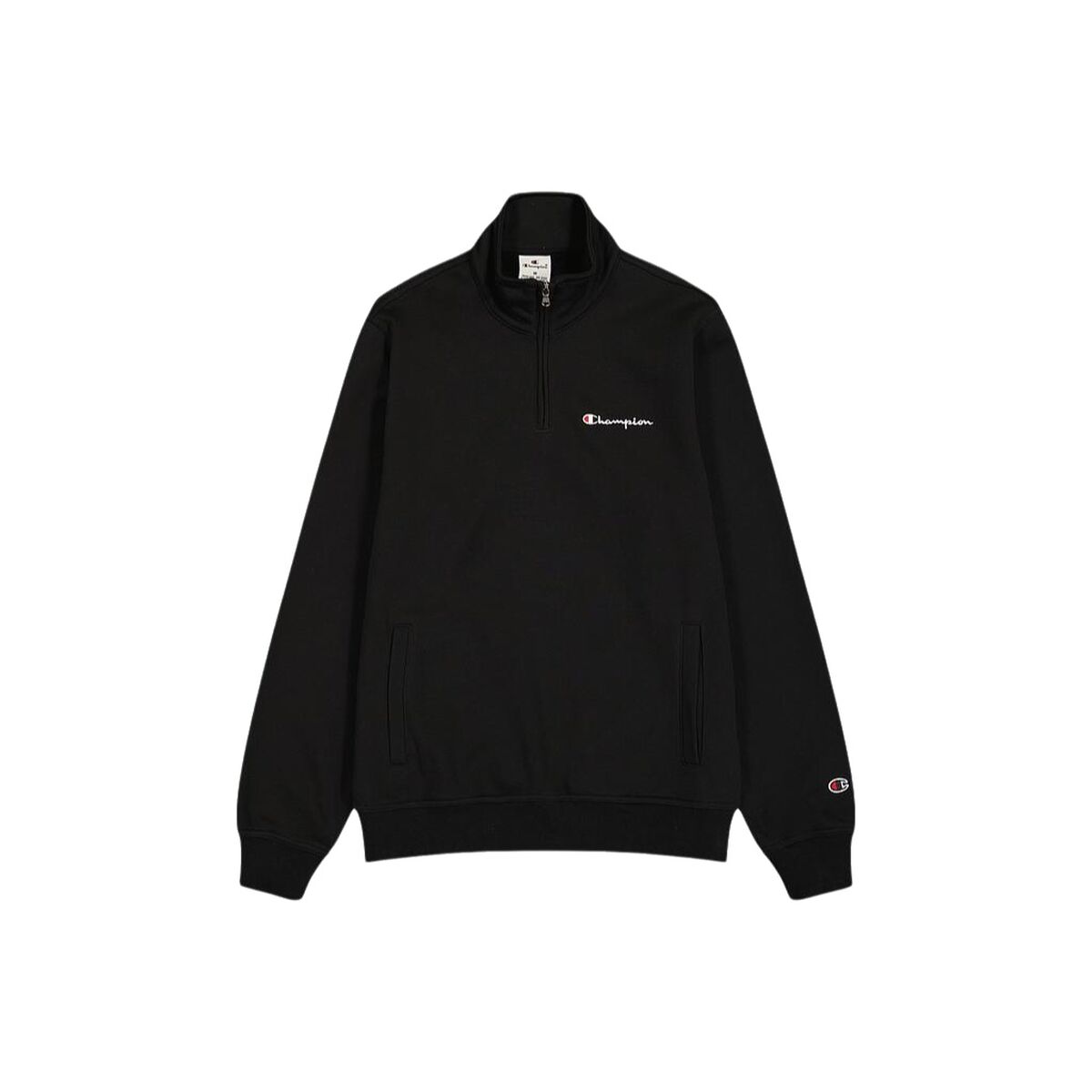Tränings t-shirt, Vuxen Champion HALF ZIP SWEATSHIRT 220263 NBK Svart
