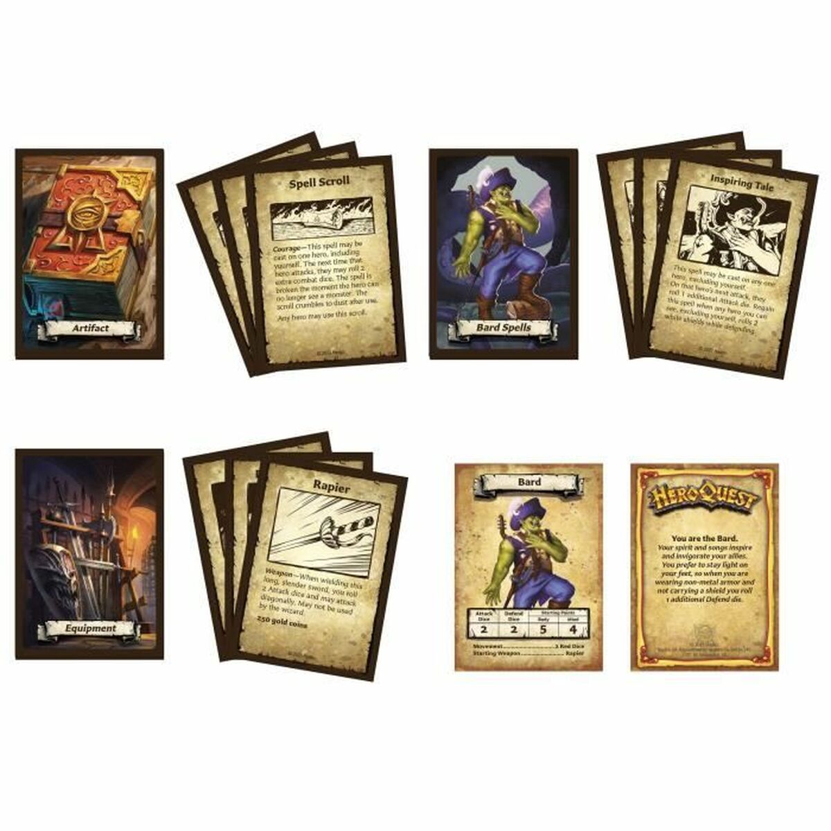 Sällskapsspel Hasbro HeroQuest, Spirit Queen's Torment quest pack (FR) - 2