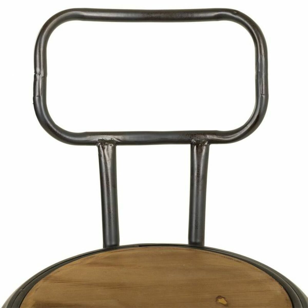 Sittpall Alexandra House Living Brun Grå Trä Metall 54 x 92 x 42 cm - 5