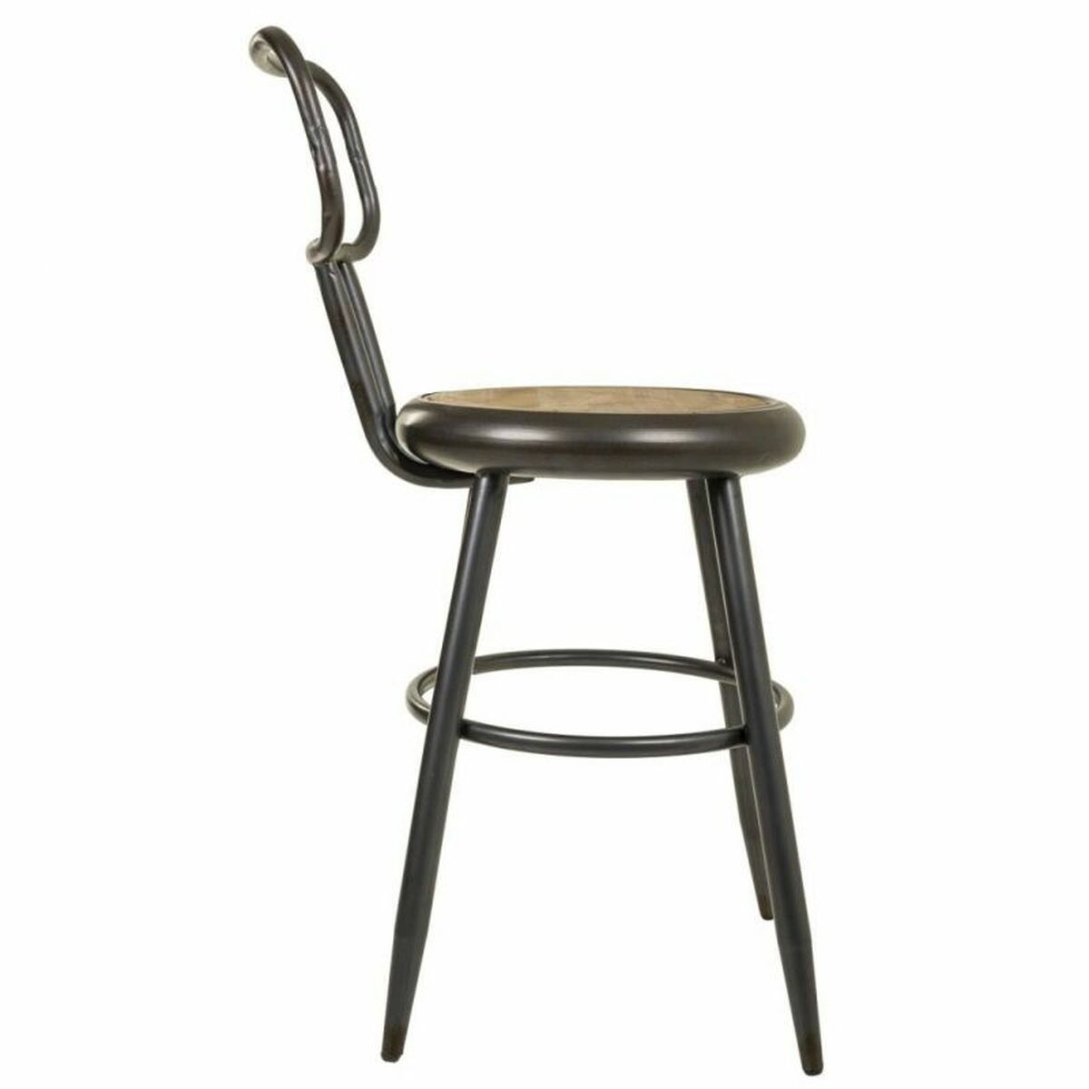 Sittpall Alexandra House Living Brun Grå Trä Metall 54 x 92 x 42 cm - 3