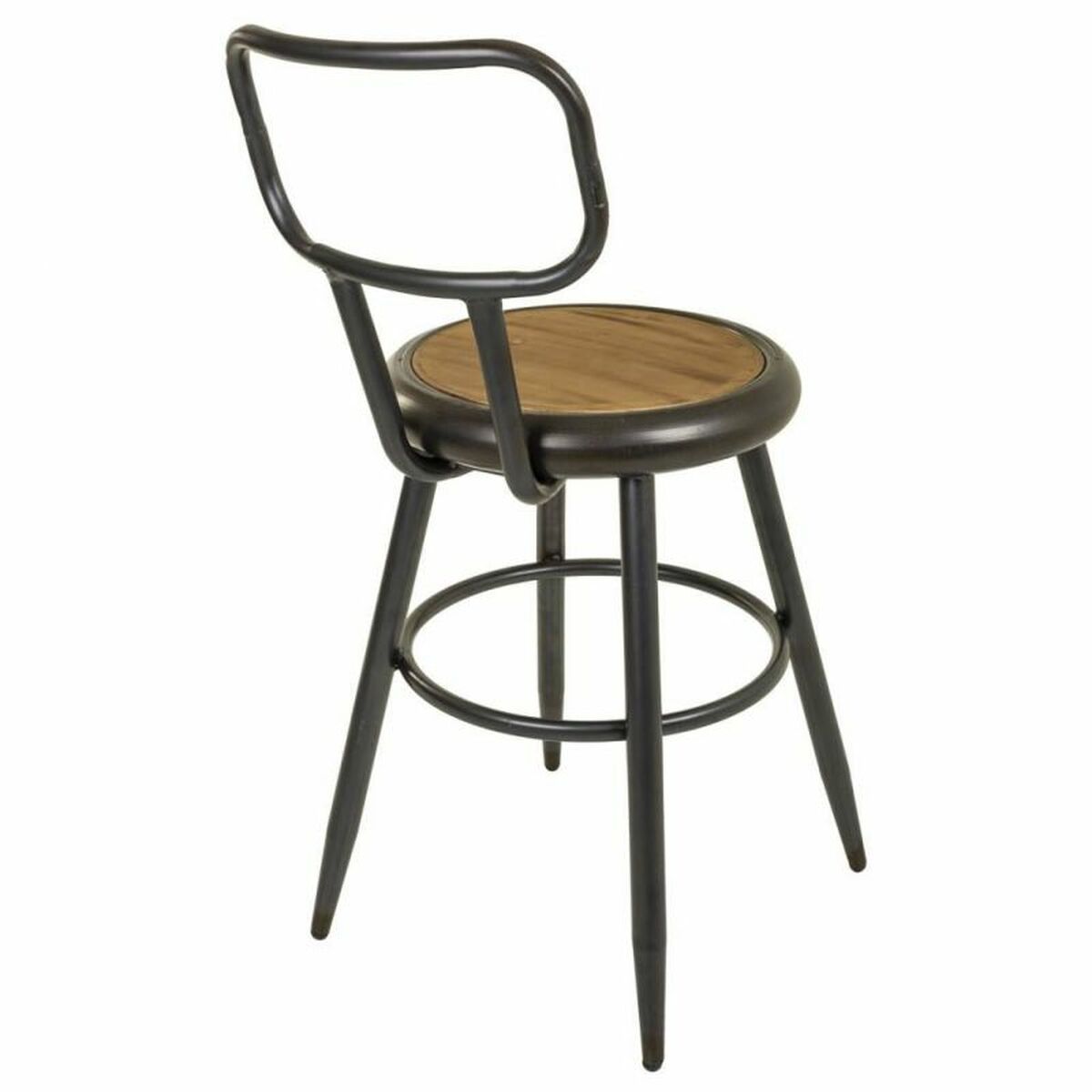 Sittpall Alexandra House Living Brun Grå Trä Metall 54 x 92 x 42 cm - 4