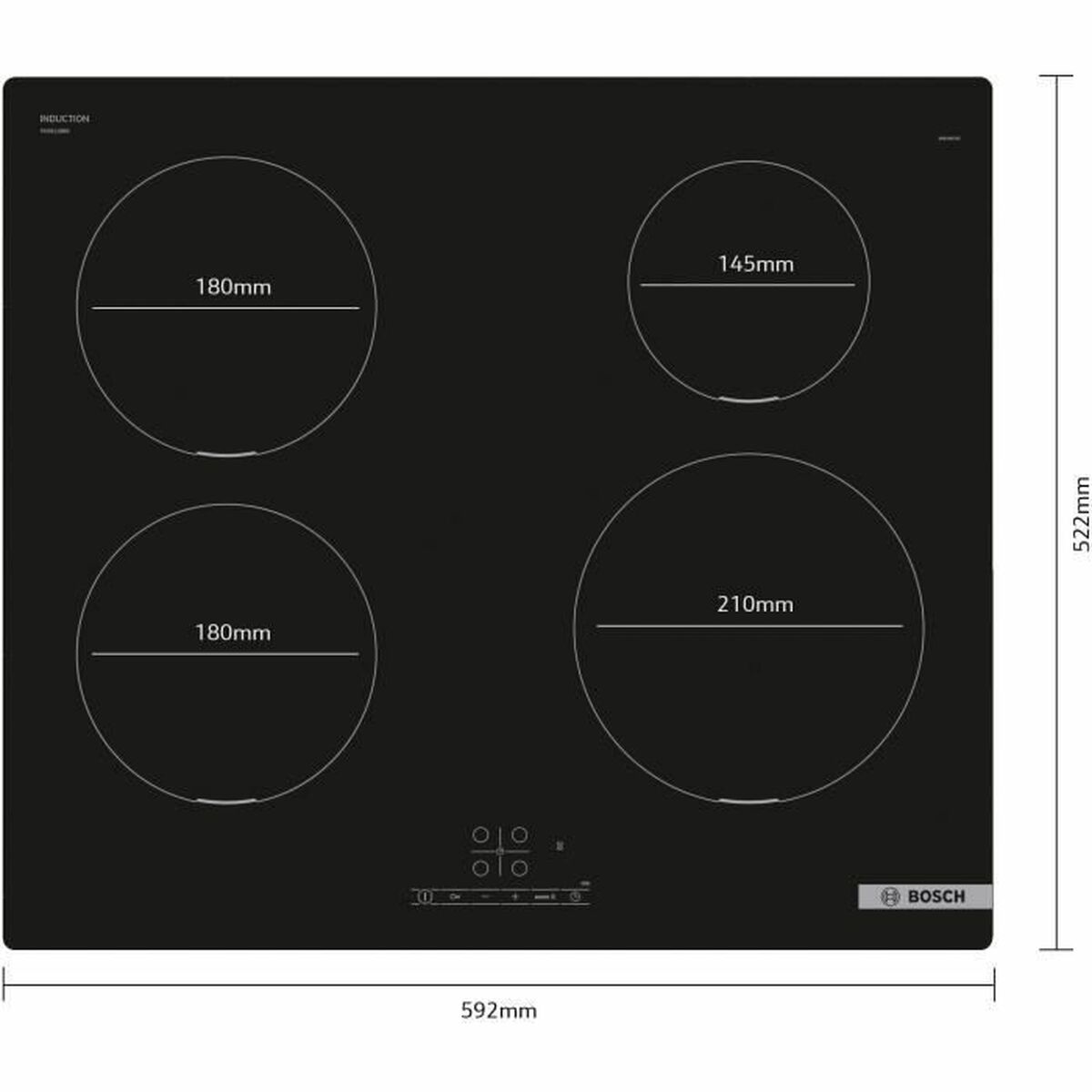 Induktionshäll BOSCH PUE611BB5H 60 cm - 4