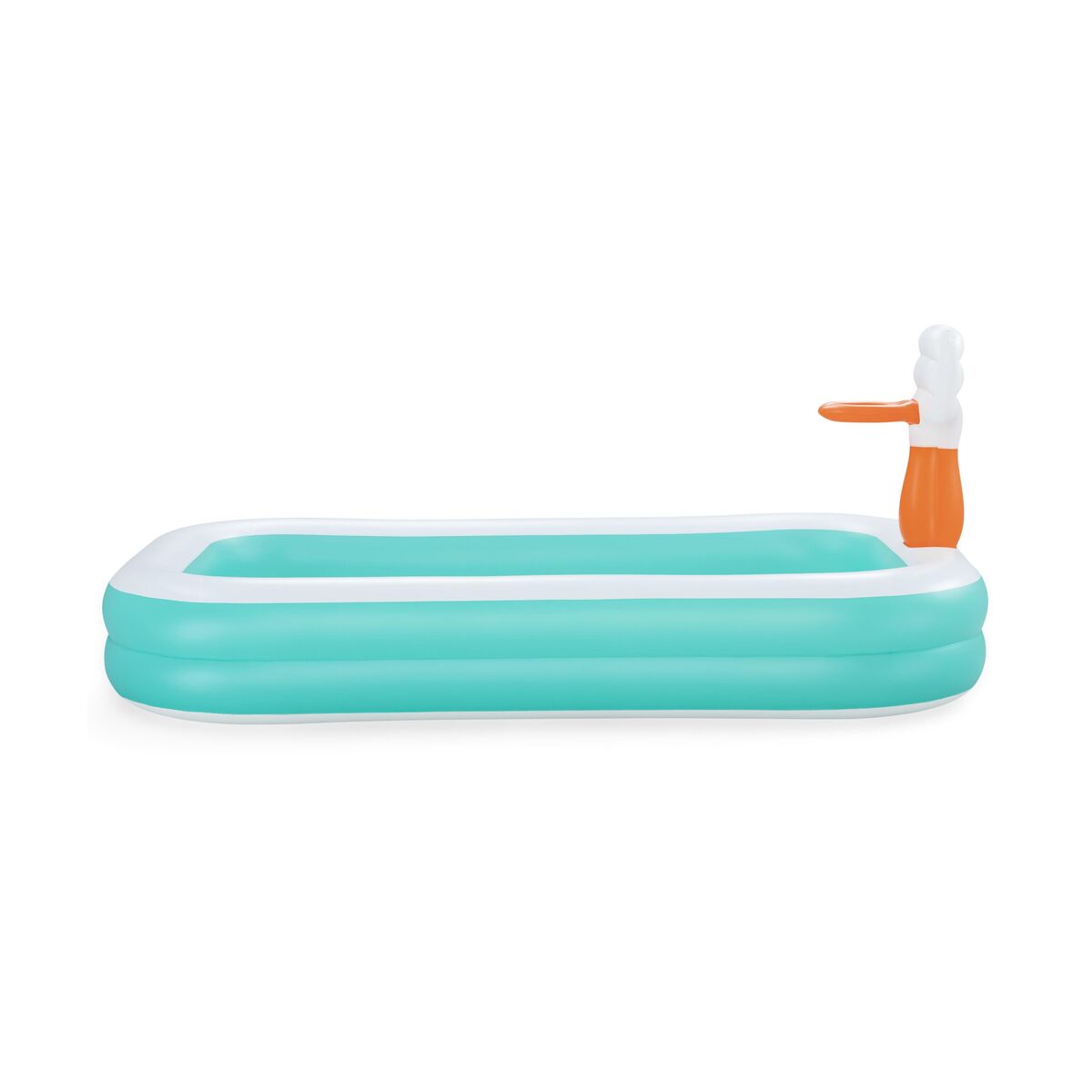 Uppblåsbar plaskpool för barn Bestway Dunk N'Splash 251 x 168 x 102 cm - 2