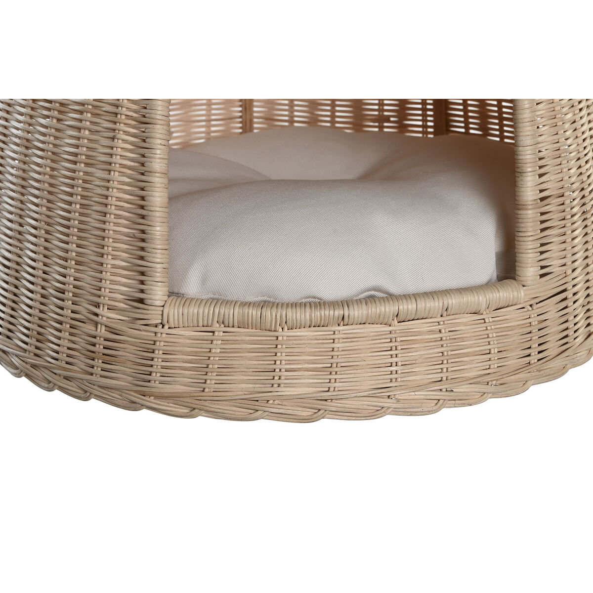 Säng för husdjur DKD Home Decor 45 x 45 x 57 cm Naturell Rattan - 6