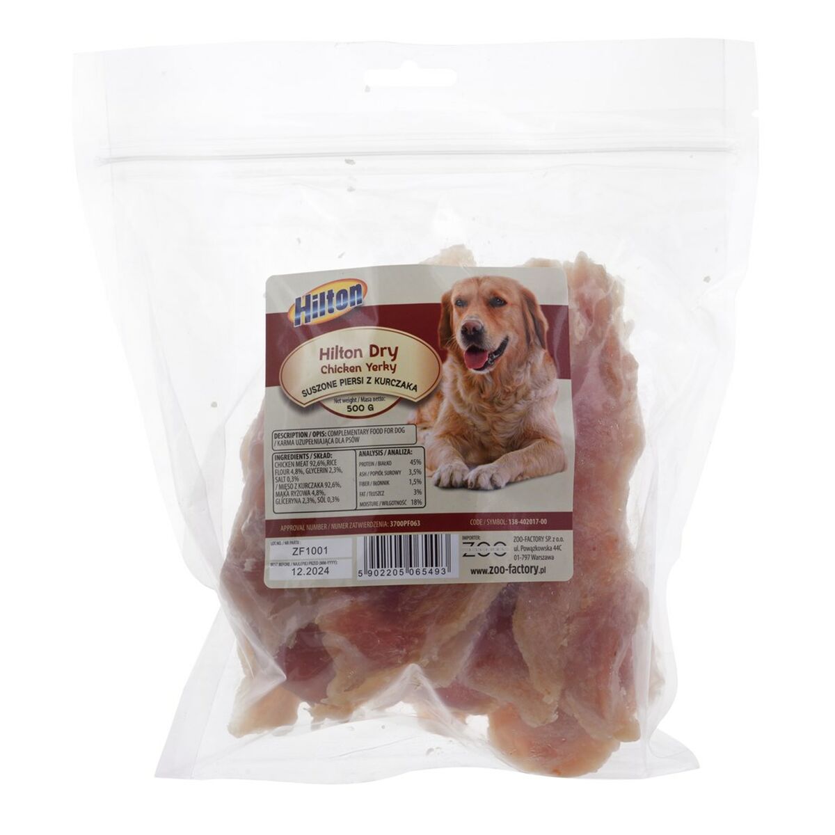 Hundgodis Hilton Kyckling 500 g