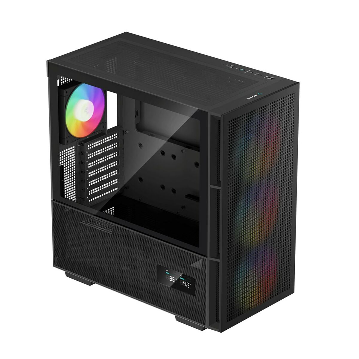 ATX Semitorn DEEPCOOL CH560 DIGITAL Svart - 3