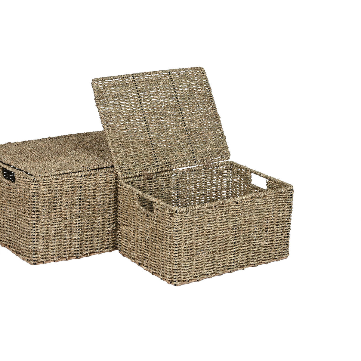 Korg - set Home ESPRIT Naturell Metall Naturliga fibrer (3 Delar) - 3