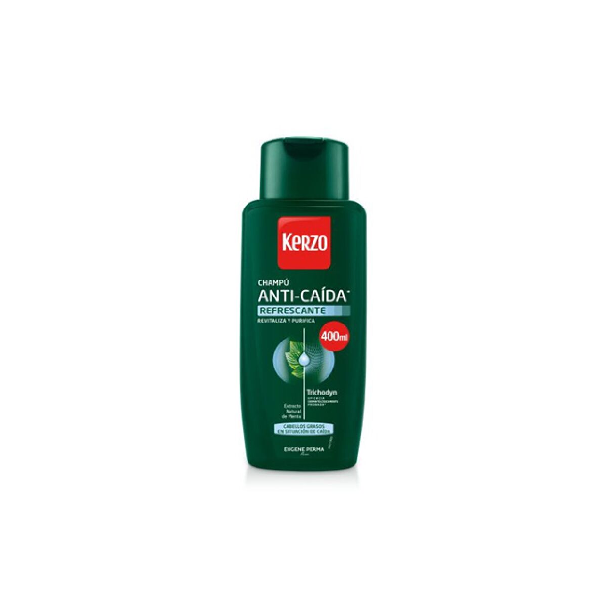 Anti-Håravfall schampo Kerzo 400 ml Uppfriskande