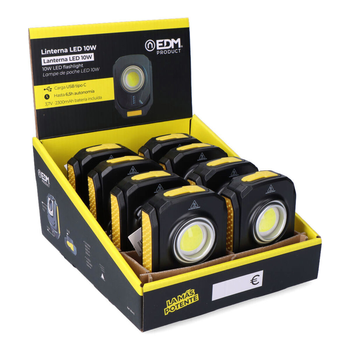 Ficklampa LED EDM 36442 2100 W 10 W - 15