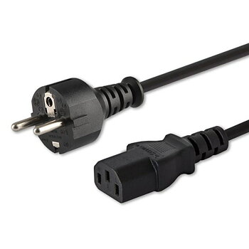 Elkabel Savio CL-138 Schuko IEC C13 Svart 1,8 m