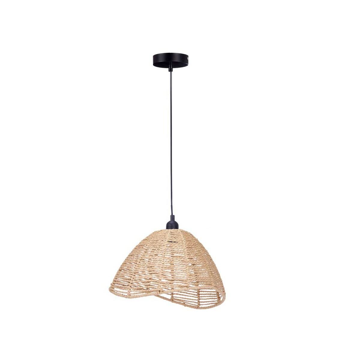 Taklampa Naturell Rattan 60 W Konformad 220 -240 V 34 x 20 x 30 cm (2 antal) - 2