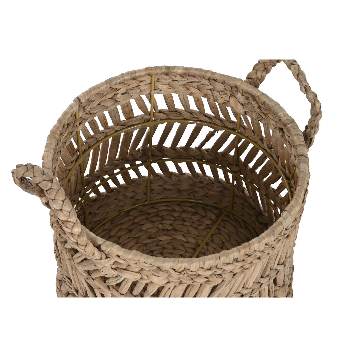 Korg - set Home ESPRIT Naturell Metall Naturliga fibrer (3 Delar) - 2