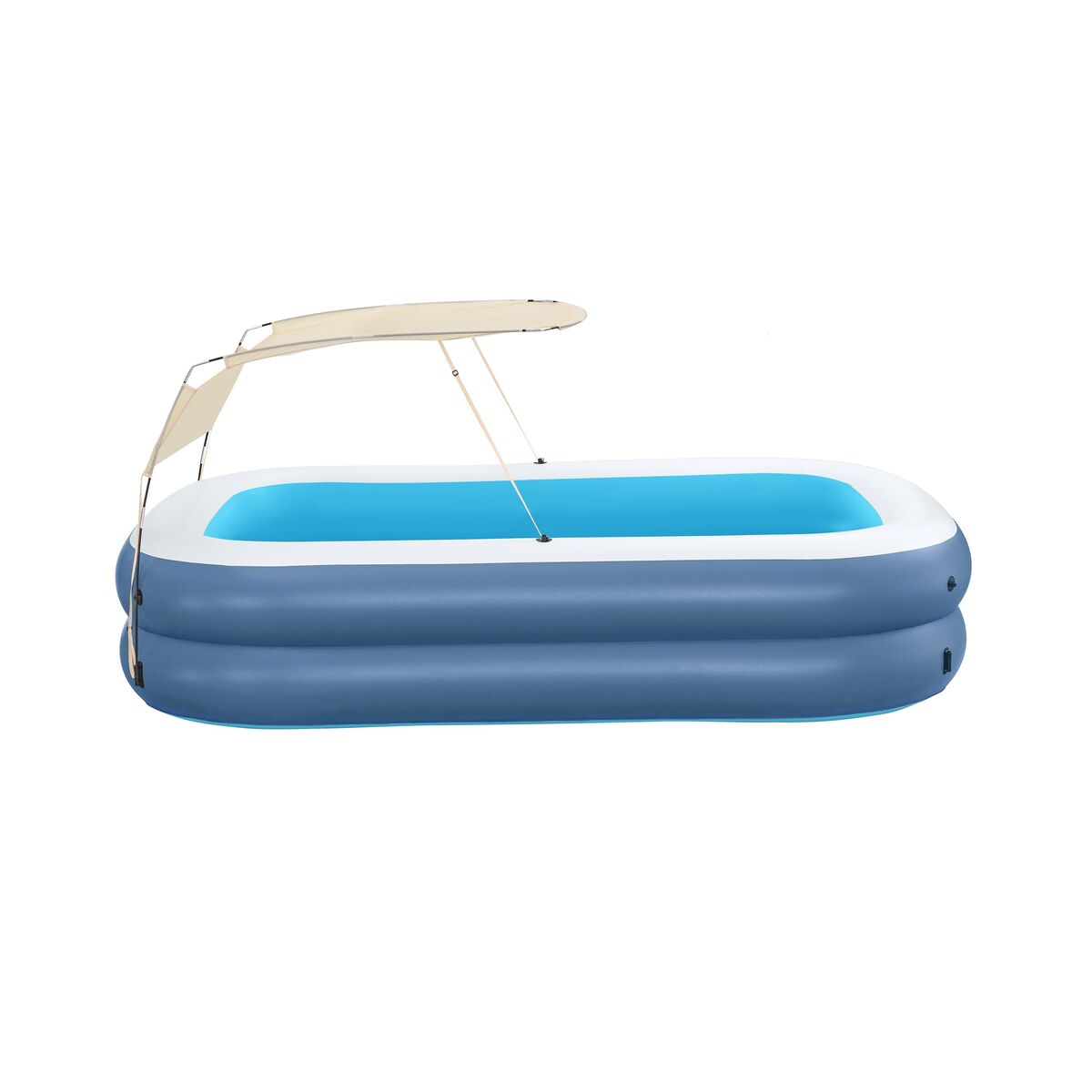 Upplåsbar bassäng Bestway Multicolour 254 x 140 x 178 cm