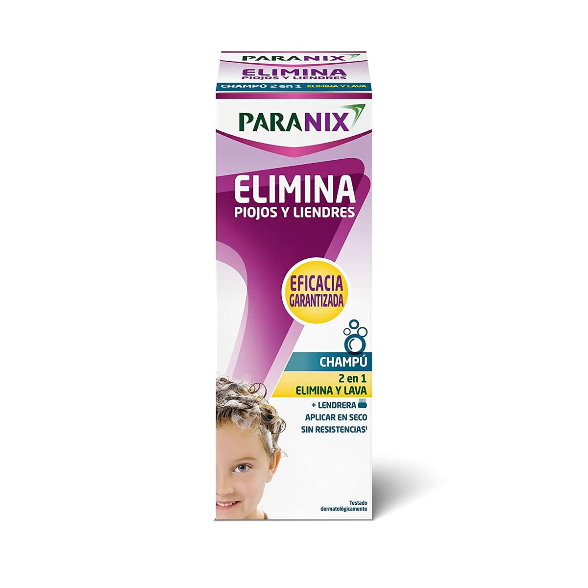 Anti-loop Shampoo Paranix Elimina Piojos Y Liendres Champú Lote 200 ml 2 i 1 2 Delar
