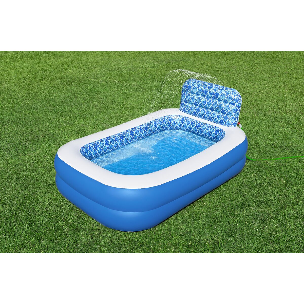 Uppblåsbar plaskpool för barn Bestway 229 x 152 x 196 cm - 4