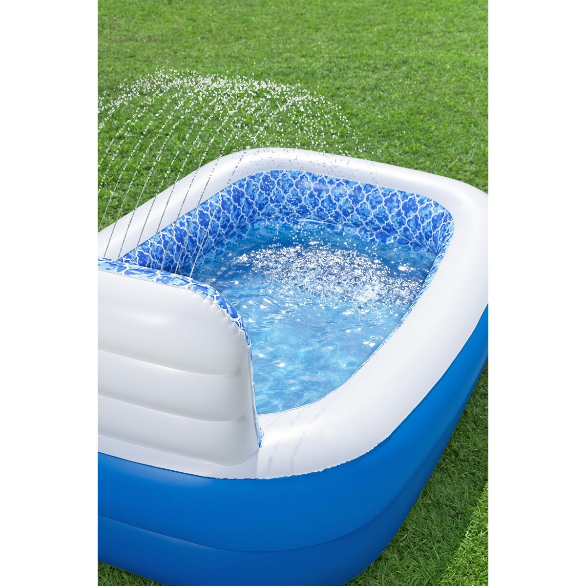 Uppblåsbar plaskpool för barn Bestway 229 x 152 x 196 cm - 3