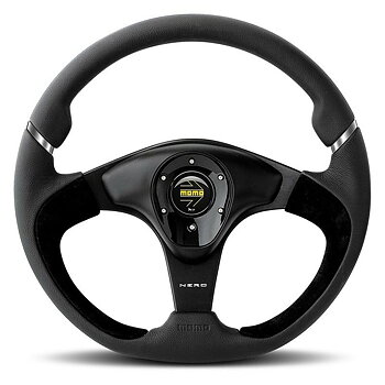 Racing-ratt MOMO NERO Svart Ø 35 cm