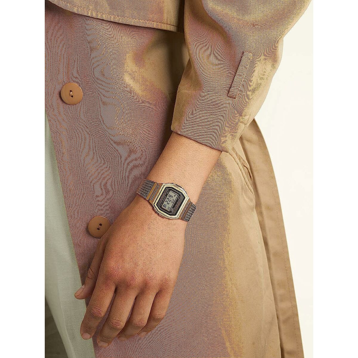 Herrklocka Casio A1000MGA-5EF Guld - 5