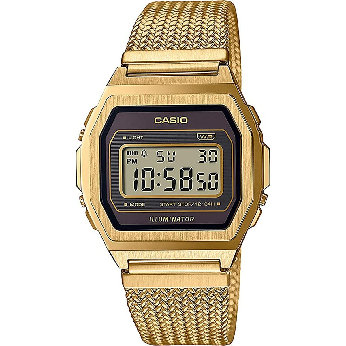 Herrklocka Casio A1000MGA-5EF Guld - 10