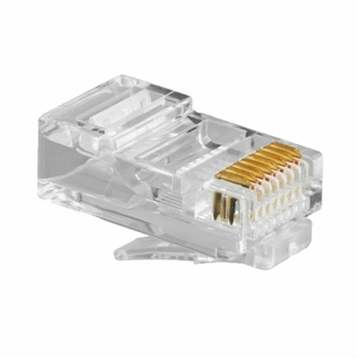 Kontakt RJ45 Kategori 5 UTP GEMBIRD PLUG3UP6/100 Svart Transparent 100 uds 100 antal