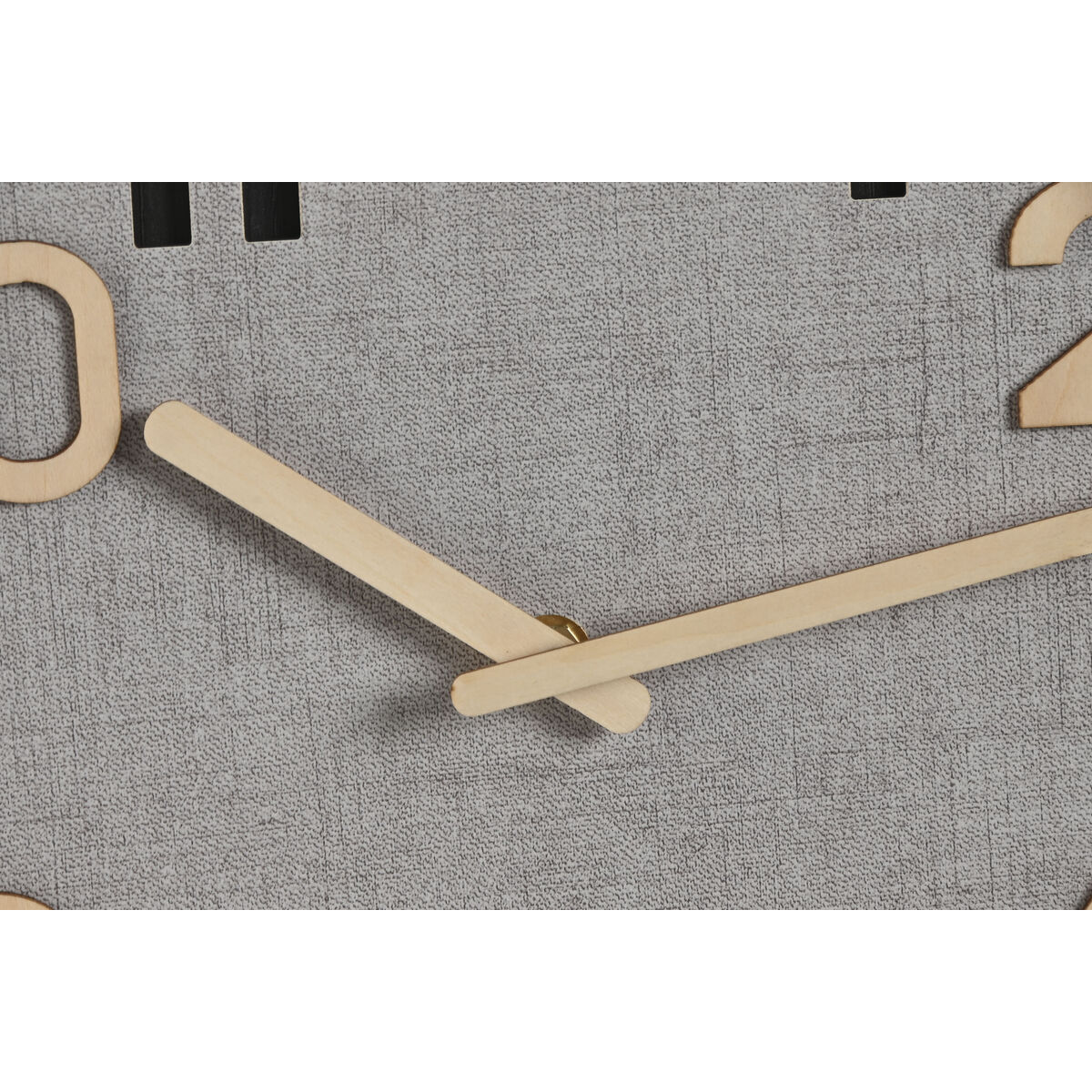 Väggklocka Home ESPRIT Grå Naturell Trä MDF 30 x 5 x 30 cm (2 antal) - 3